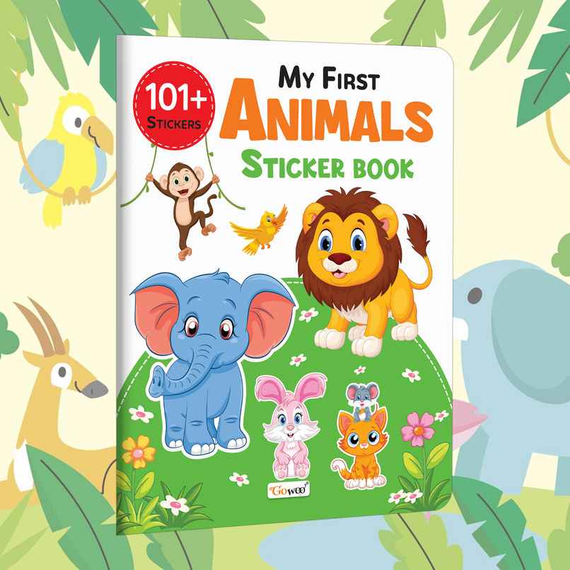 My First Animals Sticker Book - Learning Adventures With 101+ Stickers | Early Nature Fun for Kids