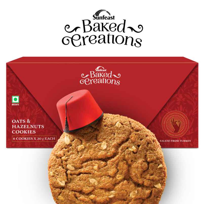 Sunfeast Baked Creations Oats & Hazelnut Cookies