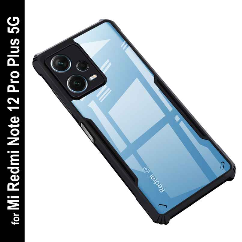 Zapcase Back Cover for Redmi Note 12 Pro+ 5G | Matte-Black