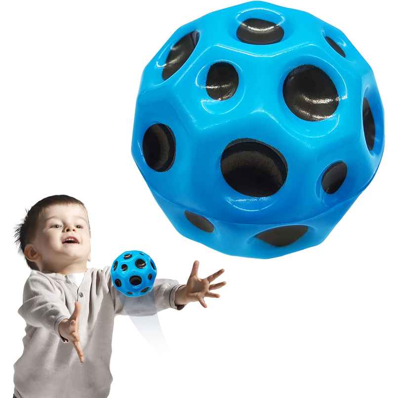 Toyshine Moon Space Ball - High Bounce & Sensory Play for Kids & Adults