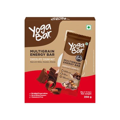 Yoga bar Energy Bar Chocolate Chunk Pack Of 10