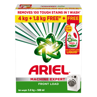 Ariel Matic Detergent Powder Front Load Liquid free|Washing Machine