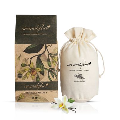 Aromahpure Premium Car Perfume Fragrance Flakes - Vanilla Fantasy | Last Upto 30 days Aromahpure Premium Car Perfume Fragrance Flakes - Vanilla Fantasy | Last Upto 30 days