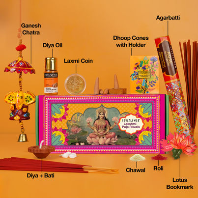 Ganesh Laxmi Puja Ritual Set | Diwali Gift Hamper | Soulflower