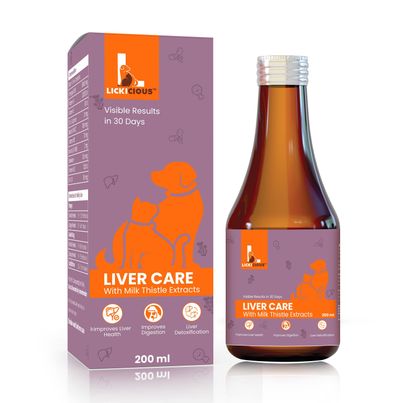 LICKICIOUS Liver Care Cat & Dog Supplement Syrup