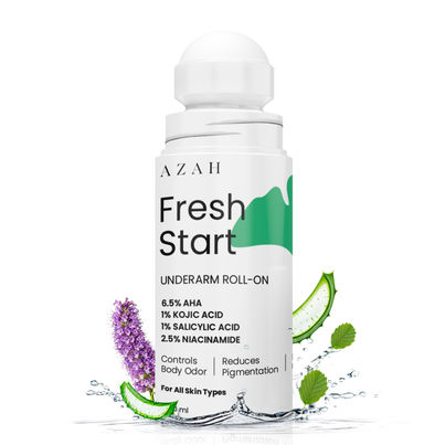Azah Fresh Start Premium 6.5% Aha Underarm Roll-On Azah Fresh Start Premium 6.5% Aha Underarm Roll-On