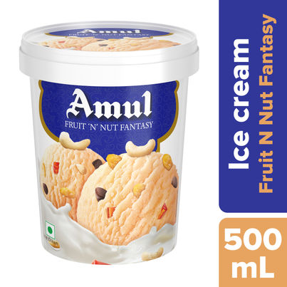 Amul Fruit N Nut Fantasy Ice Cream Tub Amul Fruit N Nut Fantasy Ice Cream Tub