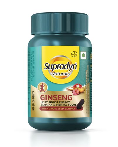 Supradyn Naturals Ginseng Multivitamin For Men 30 Tablets
