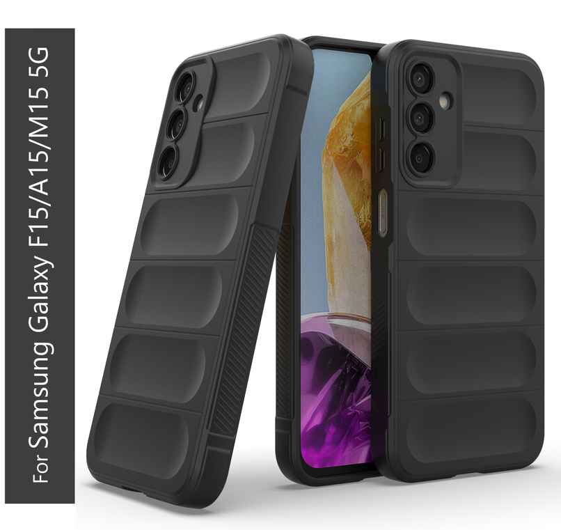 Kwine Case Samsung Galaxy F15 / A15 / M15 Back Cover - Matte Finish Silicone Case