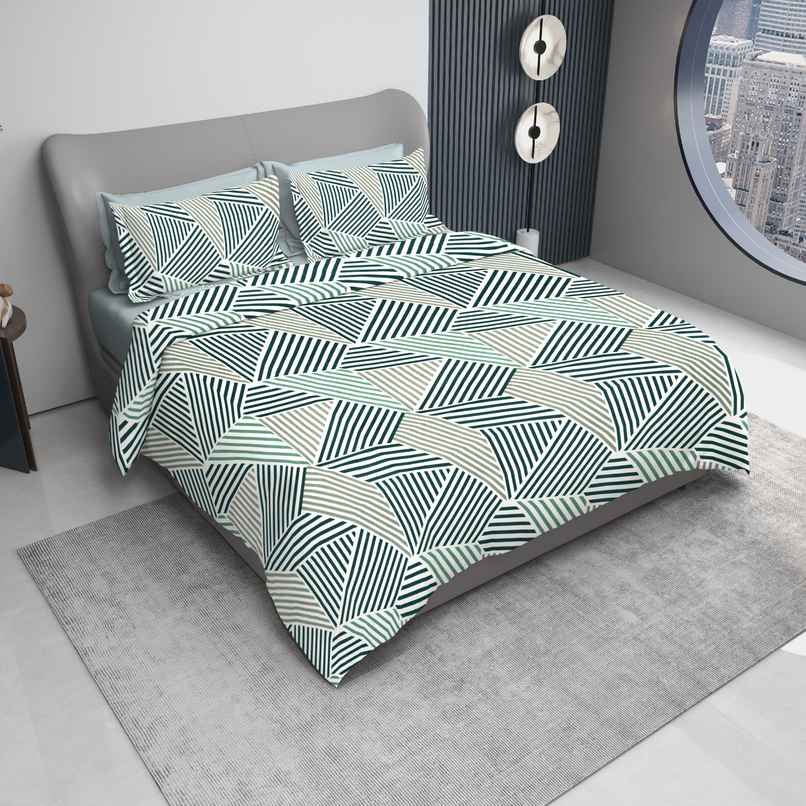 Dream Living Premium Soft Twizy Queen Bedsheet 115 GSM Micropeach w/ 2 Pillow Covers 220x250 cm | 1