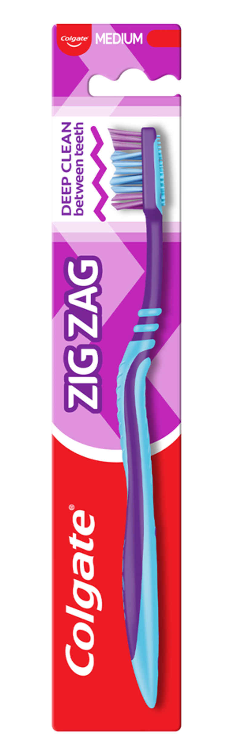 Colgate ZigZag Medium Bristle Toothbrush