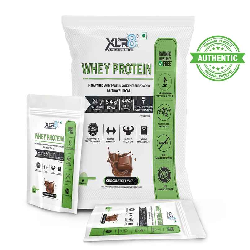 Xlr8 Whey Protein With 24 G Protein, 5.4 G Bcaa - Chocolate