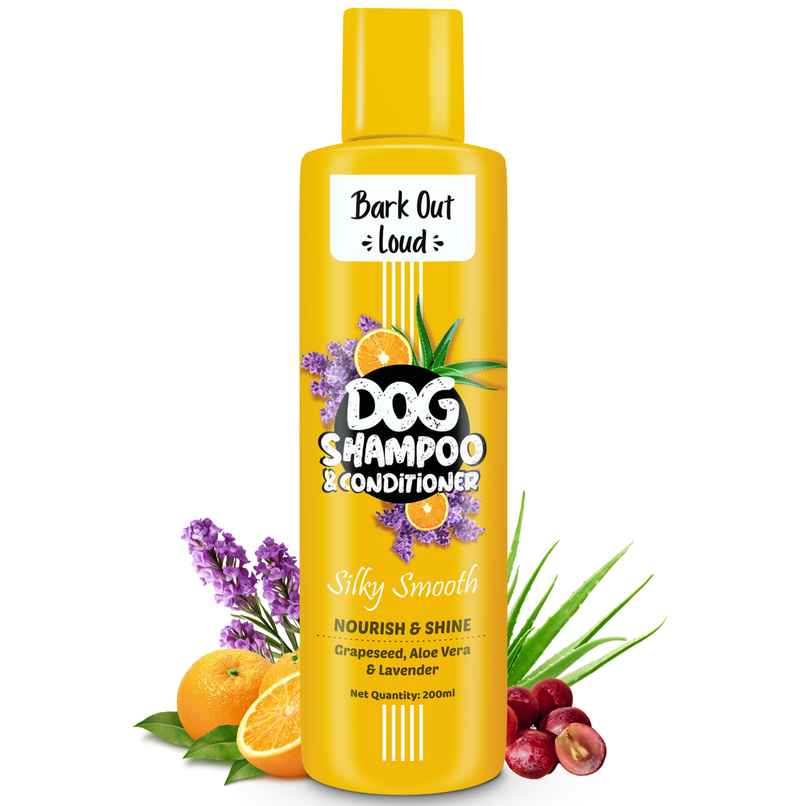 Bark Out Loud Dog Shampoo and Conditioner | For Frizz and Tangle Control