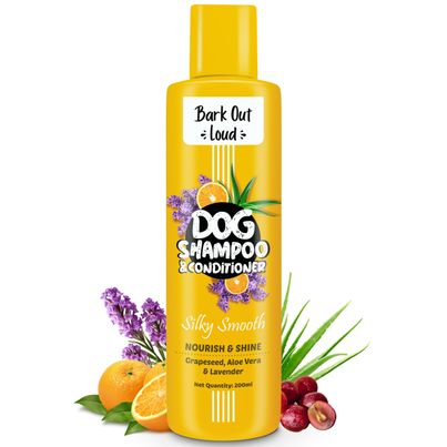 Bark Out Loud Dog Shampoo and Conditioner | For Frizz and Tangle Control