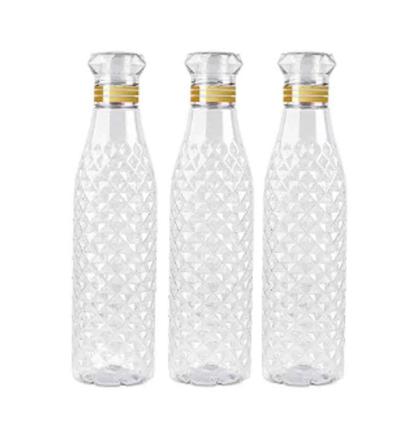 YELLOCUT Diamond Water Bottle | White