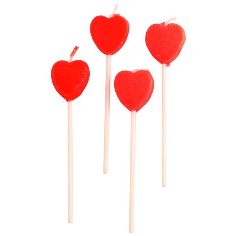 Heart Stick Candles | Assorted Colour | Se7en