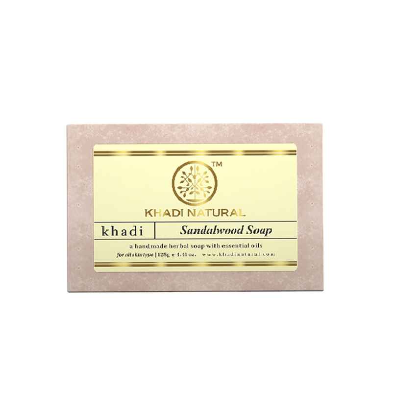 Khadi Natural Sandalwood Soap For Bright and Glowing Skin