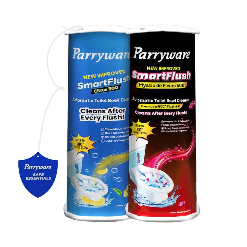 Parryware Smartflush Citrus 500 And Mystic 500 - Automatic Toilet Bowl Cleaner Combo Pack