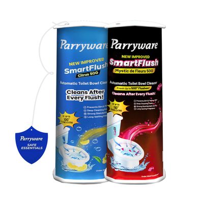 Parryware Smartflush Citrus 500 And Mystic 500 - Automatic Toilet Bowl Cleaner Combo Pack