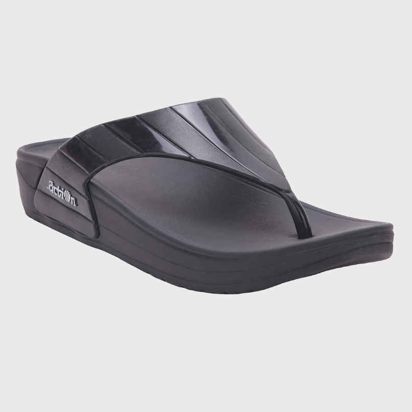 Action Eva Flotter Womens Slippers | Uk | 8 | Black