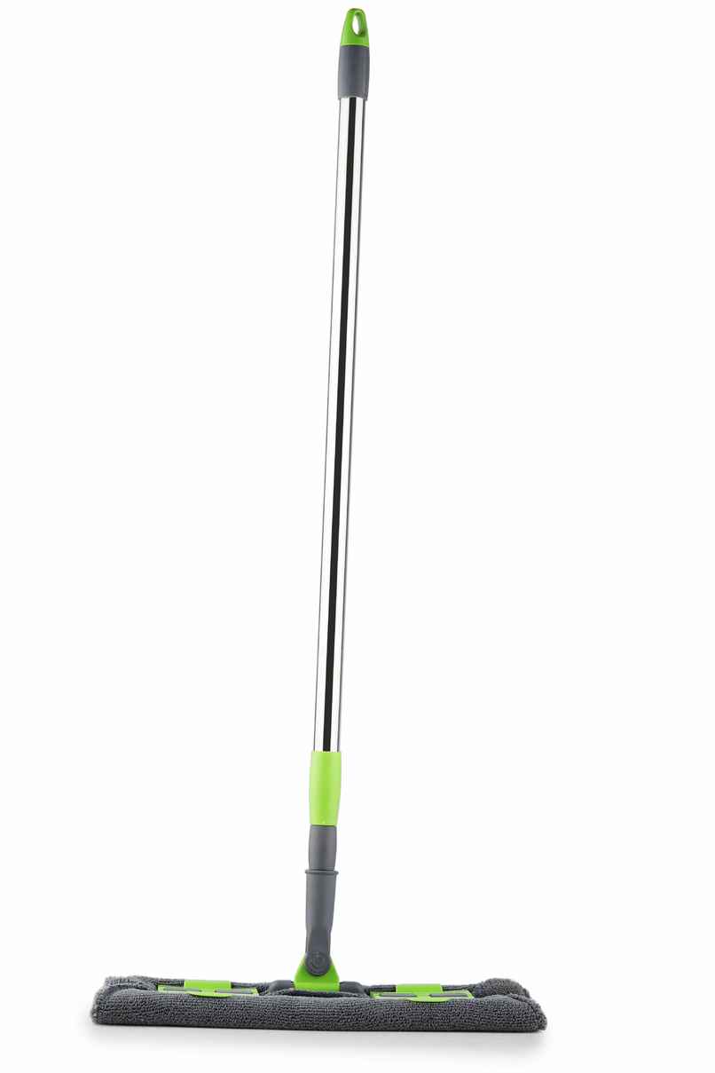 Proclean 360 Degree Flat Mop | With SS Handle - 41 Inch | With Refill Microfiber Cloth - 300 gsm - Assorted