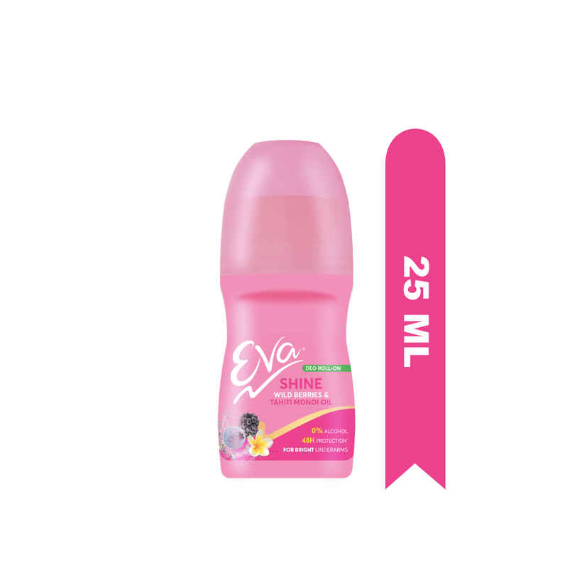 Eva Shine Underarm Roll on Deodorant | With Tahiti Monoi Oil & Wild Berries Extracts