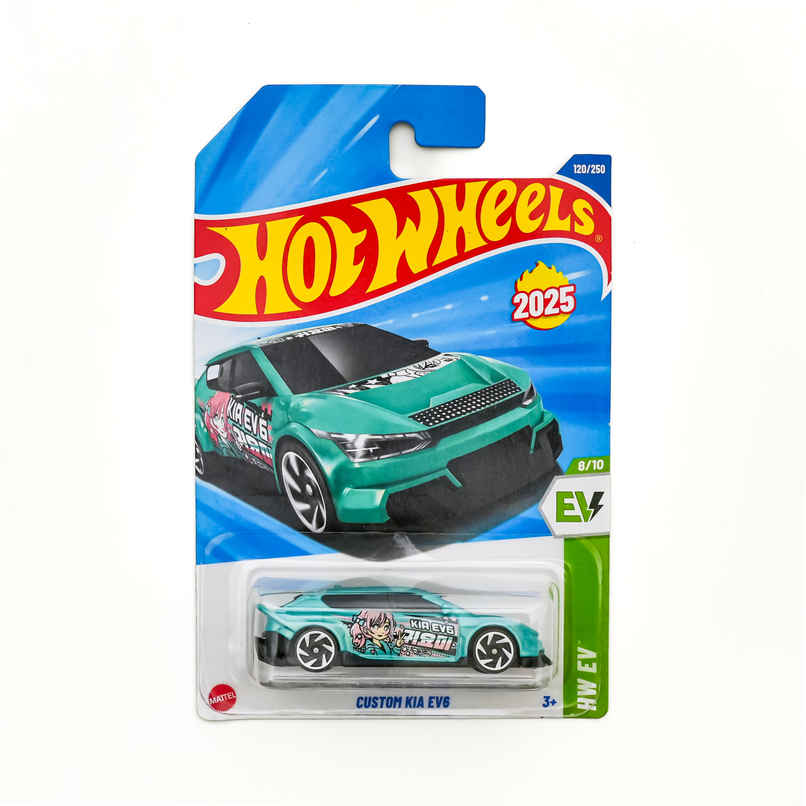 Hot Wheels Worldwide Basic Car | Hw Kia Ev6 - Custom Toy Car For Kids & Collectors