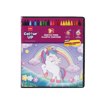 BiC Cello ColourUp Sketch Pens Plastic Crayons - Assorted Designs
