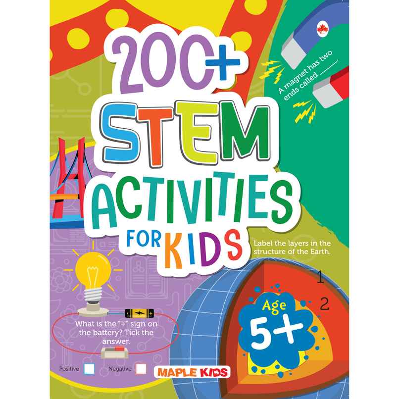 Activity Book for Kids | 200+ STEM Activities | Brain Activity Book for Kids | Age 5+