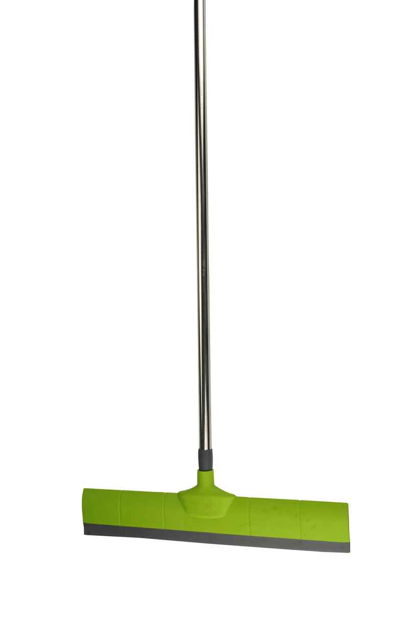 Proclean Floor Eva Wiper | 16 Inch | With SS Handle - 41 Inch | Green