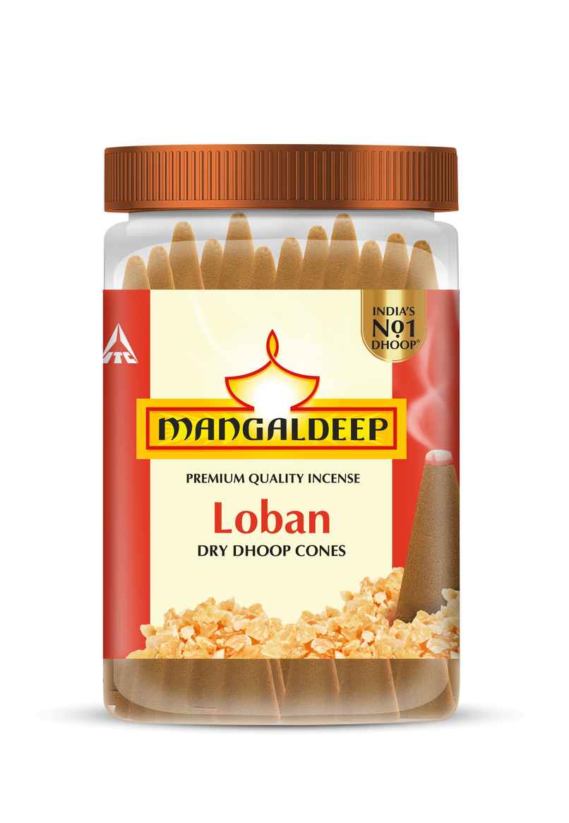 Mangaldeep Dry Dhoop Cones - Loban Mangaldeep Dry Dhoop Cones - Loban