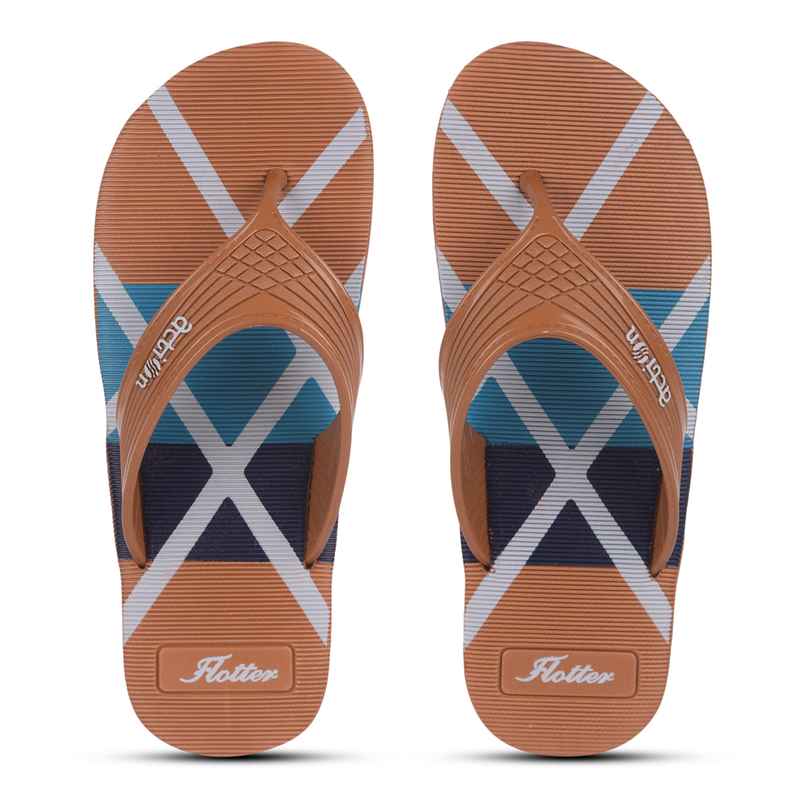 Action Men's Gfl-3825 Slippers | Evening Walk | Bathroom | Room Slippers | Tan - UK 6