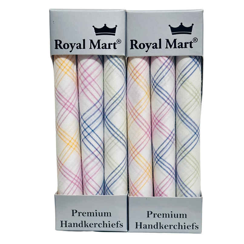 Royal Mart Women's Cotton Handkerchief | Assorted - One Size