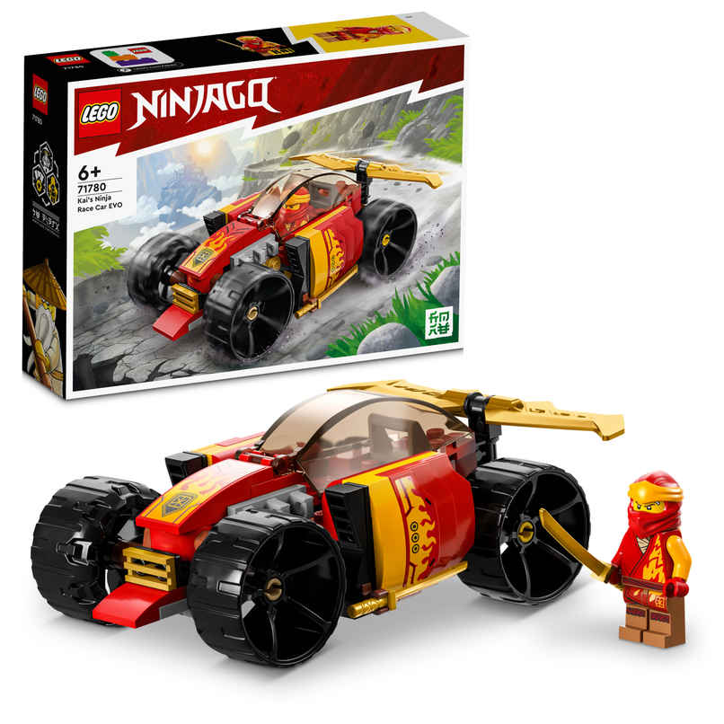 Lego NINJAGO Kai's Ninja Race Car EVO Building Toy Set | Multicolour, 6Y+ Lego NINJAGO Kai's Ninja Race Car EVO Building Toy Set | Multicolour, 6Y+
