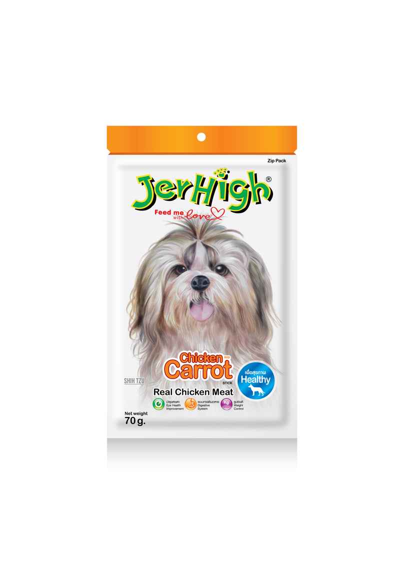 Jerhigh Carrot Stick Chicken Adult Dog Treats Jerhigh Carrot Stick Chicken Adult Dog Treats