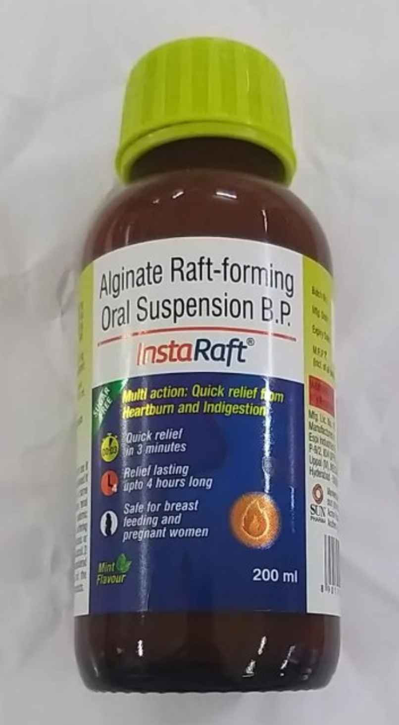 Insta Raft Mint Flavour  Sugar Free Oral Suspension