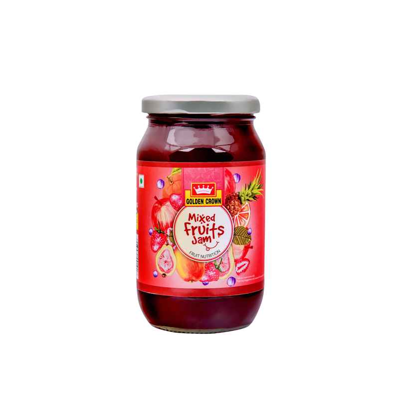 Golden Crown Mixed Fruit Jam In Jar