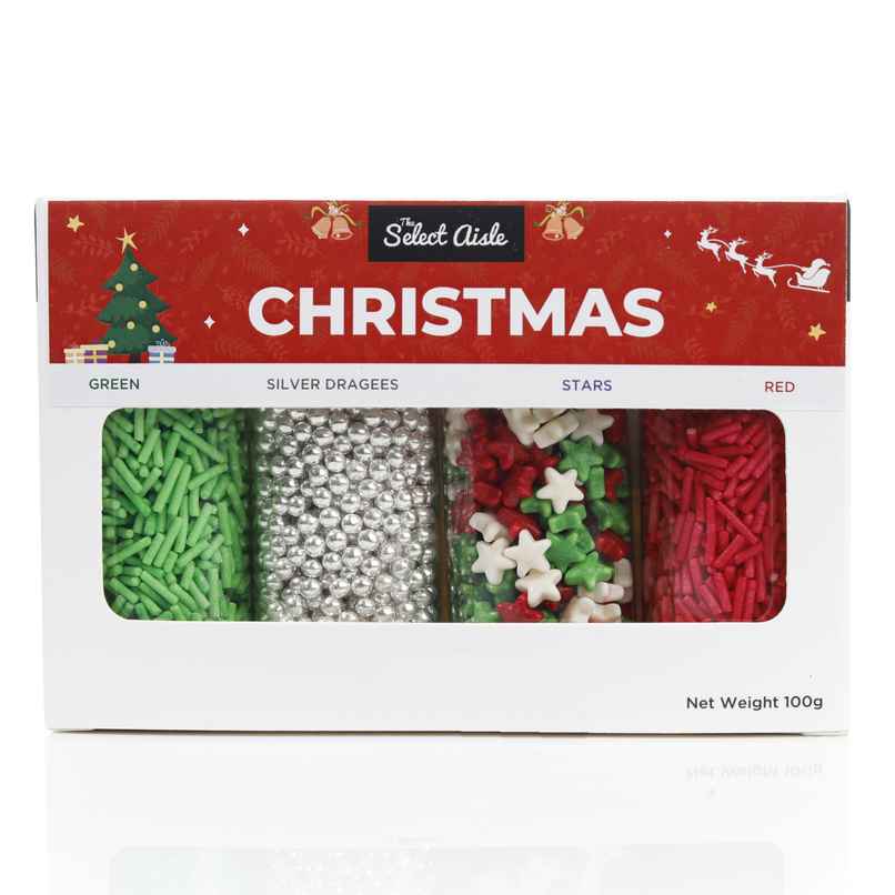 The Select Aisle Cake Decor Sprinkles - Christmas Combo