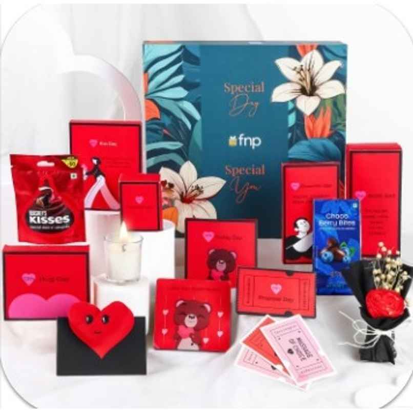 Seven Days of Love-Filled Surprises Gift Hamper | Ideal for Gifting | FNP