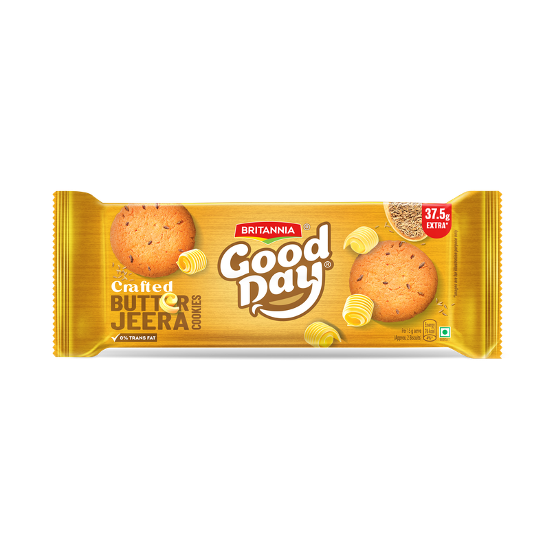Britannia Good Day Butter Jeera Cookies | Trans Fat-free