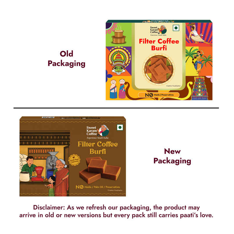 Sweet Karam Coffee Signature Filter Coffee Burfi - No Preservatives