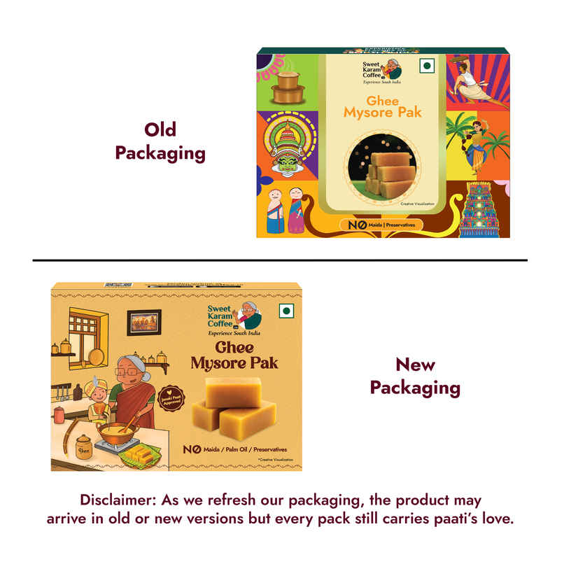 Sweet Karam Coffee Original Ghee Mysore Pak - No Preservatives Sweet Karam Coffee Original Ghee Mysore Pak - No Preservatives