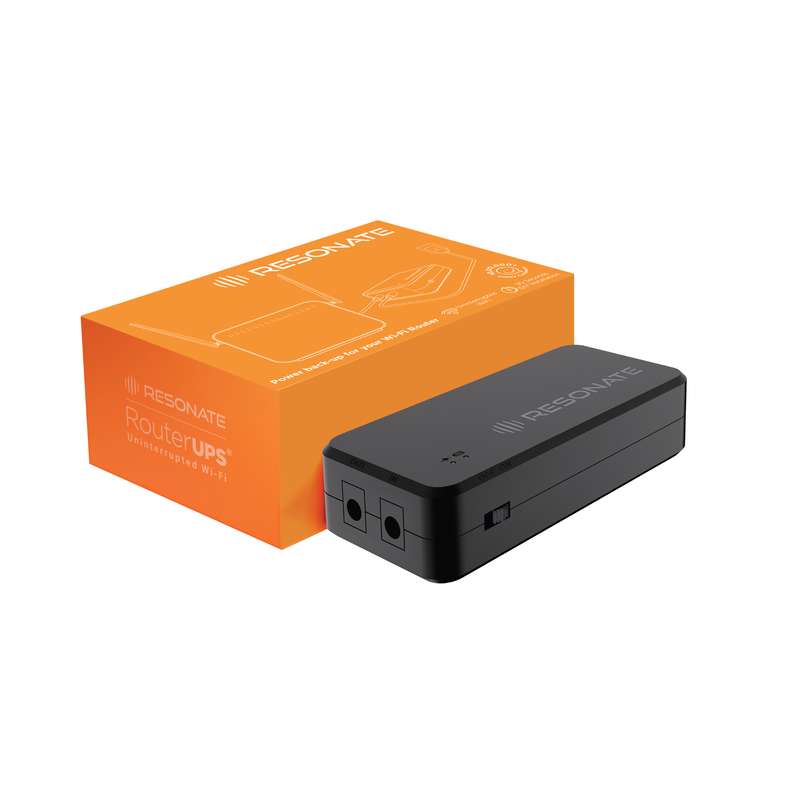 Resonate RouterUPS 12V1A , Upto 3 hours Backup - Micro
