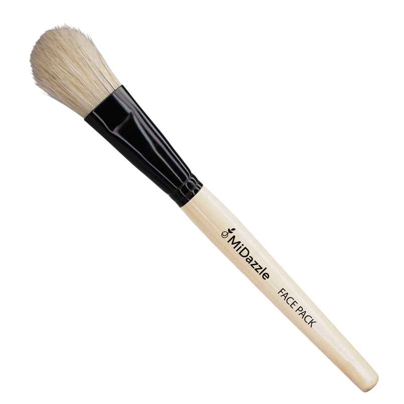 Midazzle Premium Wooden Face Pack Makeup Brush |MIMB1106