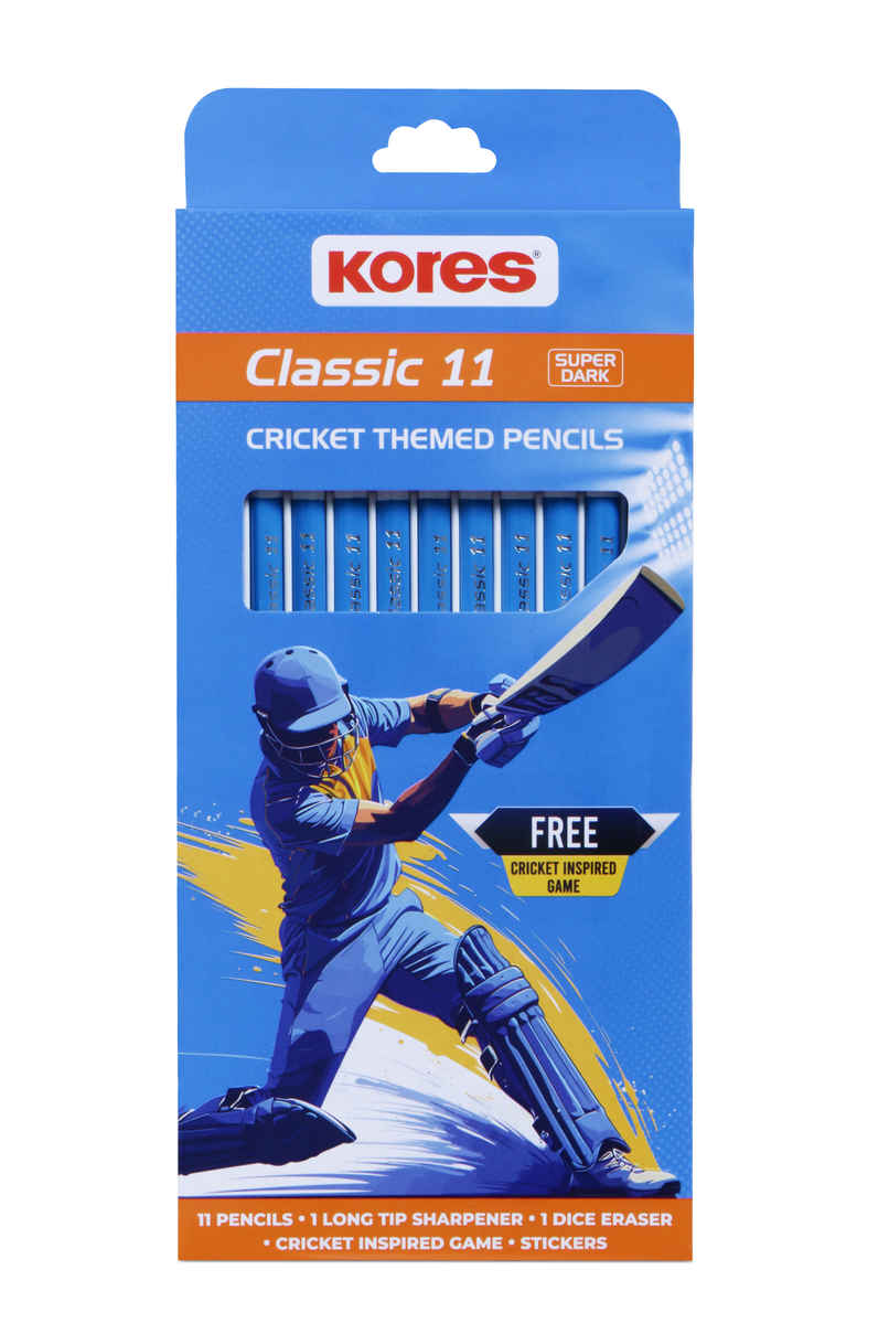 Kores Classic 11 - Cricket Themed Pencil