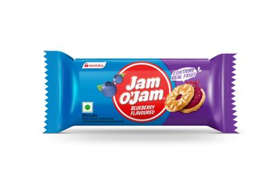 Jam O'Jam Blueberry Flavoured Sandwich Biscuits