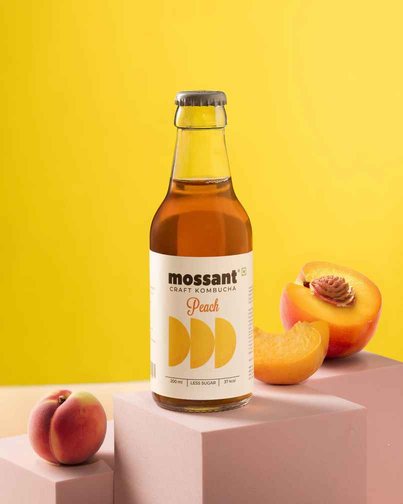 Mossant Peach Kombucha