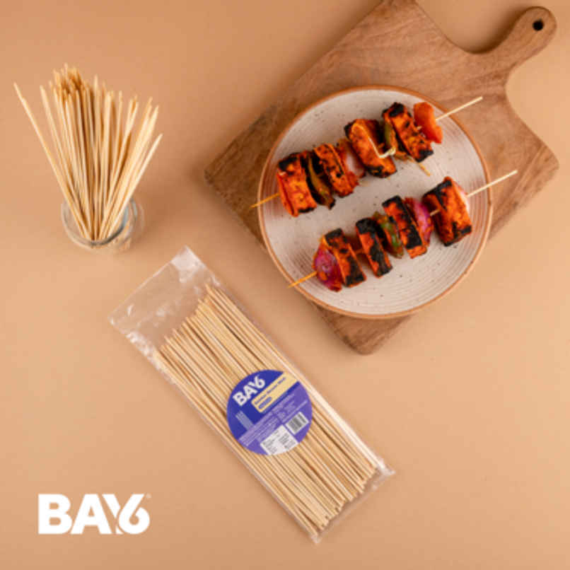 BAY6 Bamboo Skewer Stick - Pack of 60 BAY6 Bamboo Skewer Stick - Pack of 60