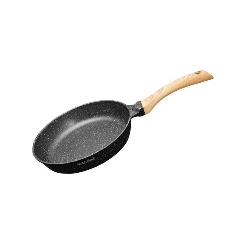 Macclite Non-Stick PDC Granite+ Induction Base Hard Rock Deep Frying Pan 24 cm