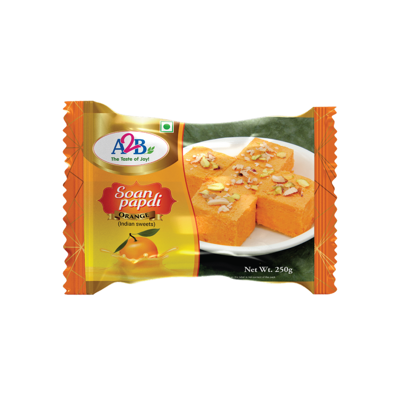 A2B Soan Papdi Orange